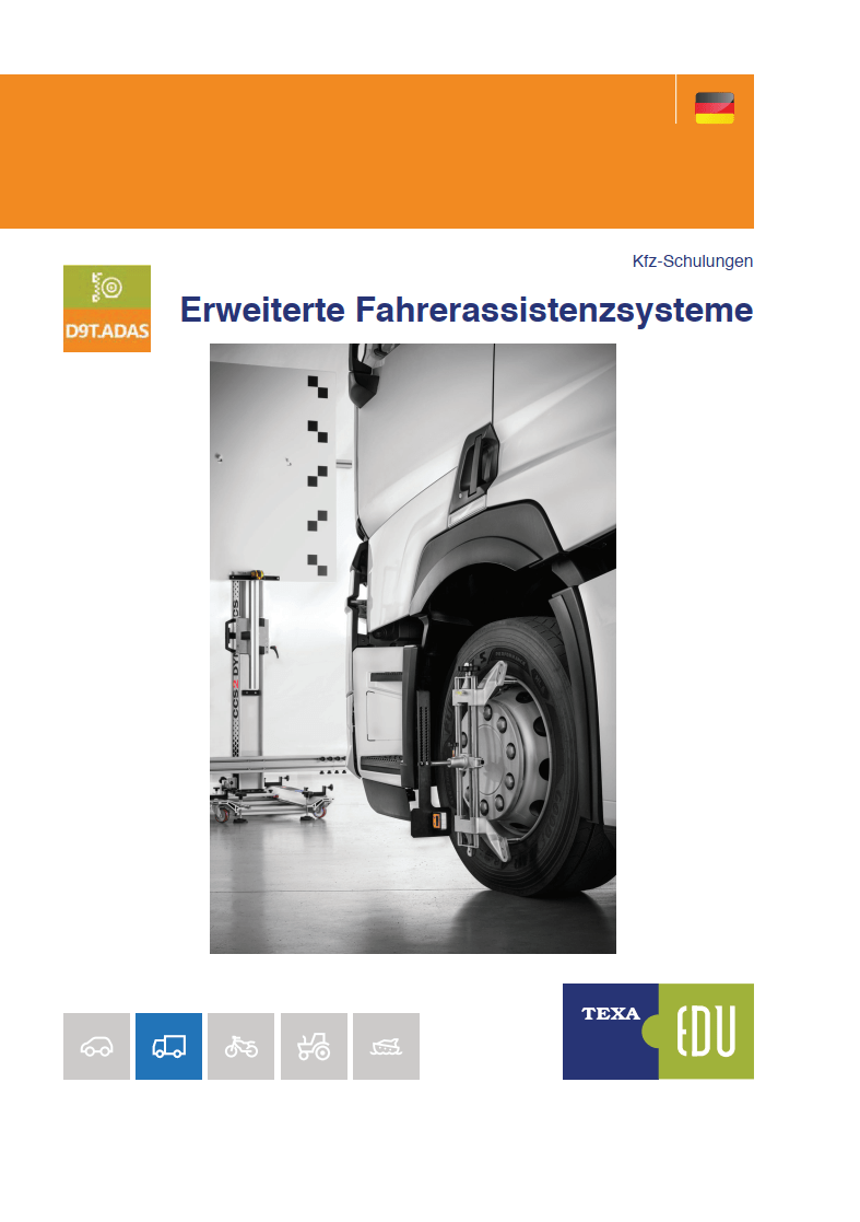 D9T Erweiterte Fahrerassistenzsysteme - Diagnose und Kalibrierung